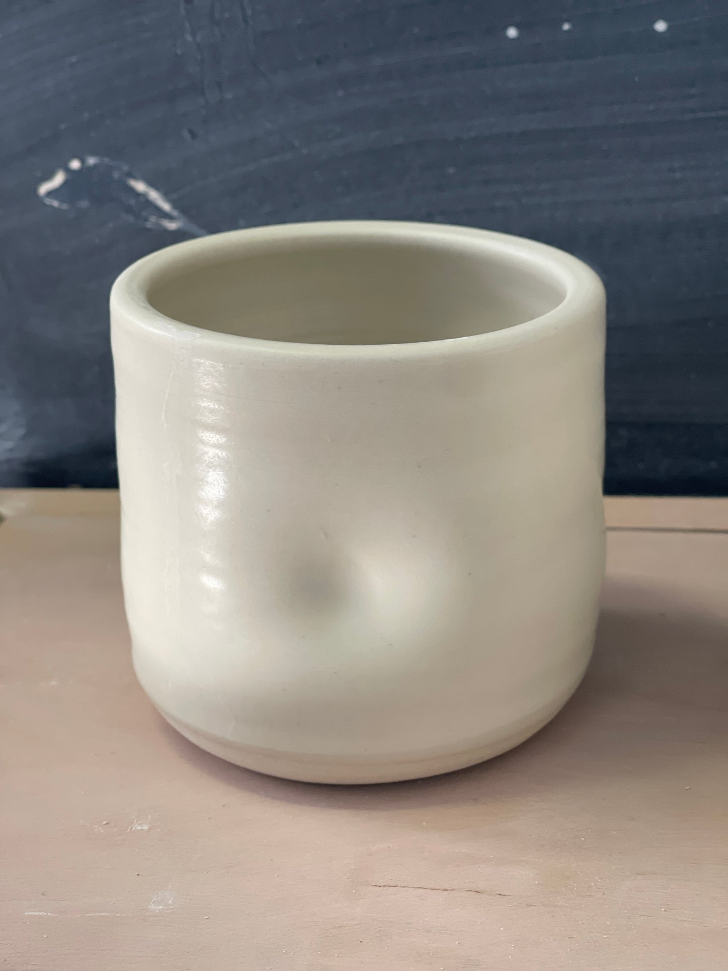 Thumb Print White Cups