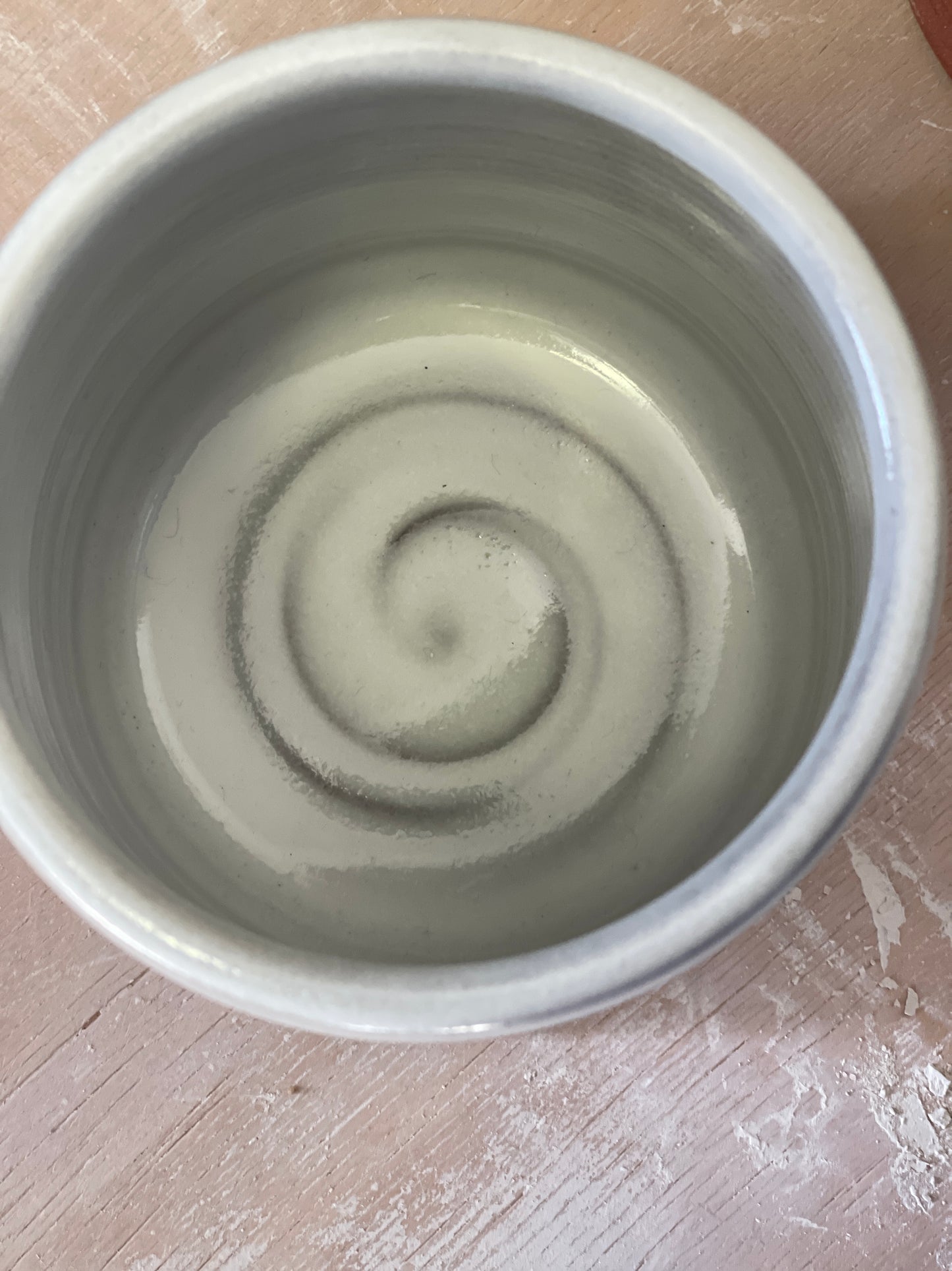 Large Mug With Mushroom on Dark Earthenware